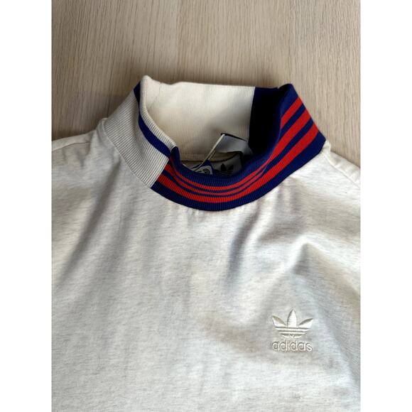 Adidas Rib Short Tee Shirt Size S - NEW - IC5223 - Picture 3 of 7